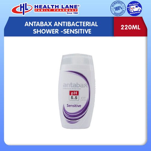 ANTABAX ANTIBACTERIAL SHOWER-SENSITIVE (220ML)